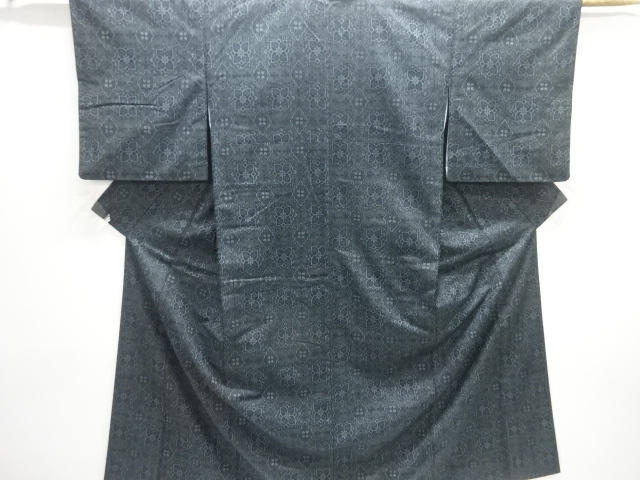 JAPANESE KIMONO / NISHIJIN DENSHO TSUMUGI / WOVEN FLOWER CREST